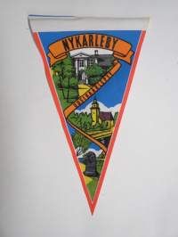 Uusikaarlepyy - Nykarleby -matkailuviiri / souvenier pennant