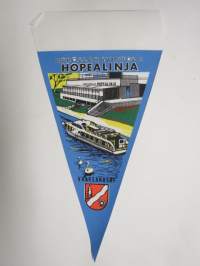 Valkeakoski - Hopealinja -matkailuviiri / souvenier pennant