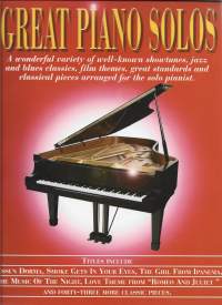 Great Piano Solos - The Red BookA wonderful variety of 48 piano solos 1999 - nuotit 160  sivua