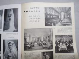 Helsingfors Journalen 1937 nr 10, Där Runeberg bott 100 år sedan, Finländskt i London - Greta Jäderholm-Snellmans utställning hos Heal &amp; Son, Släktfören. von Troil