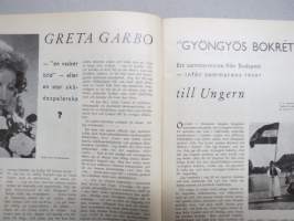 Helsingfors Journalen 1937 nr 9, Två stjärnor - Lucienne Boyer &amp; Mary Pickford, Skall Hesperiaparken offras?, Greta Garbo, Magnus Collin, Partola Viva skonyheter