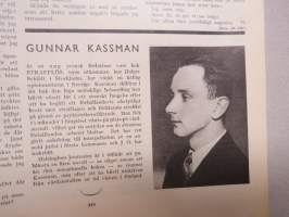 Helsingfors Journalen 1937 nr 8, Lars Egge, Quo vadis - Sovjet?, Herman Bng, Maria Åkerblom - hunduppföderskan - profetissan sysslar med sina djur och fosterbarn