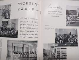 Helsingfors Journalen 1937 nr 8, Lars Egge, Quo vadis - Sovjet?, Herman Bng, Maria Åkerblom - hunduppföderskan - profetissan sysslar med sina djur och fosterbarn