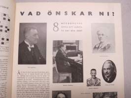 Helsingfors Journalen 1937 nr 1, Den undergörande misteln, Hemmet för värnlösa barn i Grankulla, Helsingfors Skepsvarv försvinner  efter 175 år, Käte Kruse dockor