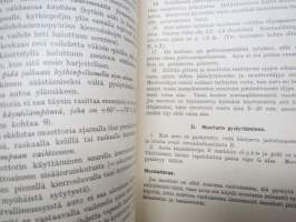 MAN 4,5 tonnin kuorma-auto käyttö- ja hoito-ohjeet Malli ML 4500 S (Moottori D 1040 G) -käyttöohjekirja, myös puukaasun käytön ohjeet