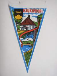 Haukivuori -matkailuviiri / souvenier pennant