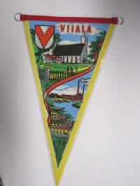 Viiala -matkailuviiri, muovissa 2-puolinen / souvenier pennant