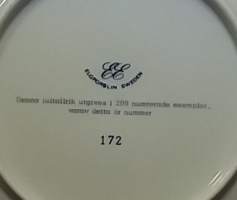 SAMLARTALLRIKAR - Jul i Oskarshamn 1978 - Joululautanen. Keräilylautanen. Posliini, seinälautanen. (Vintage,  Scandinavian Porcelain, tallrik, collecting plate)