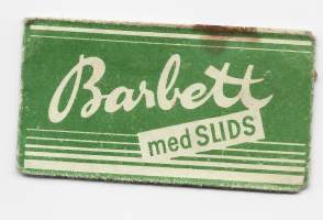 Barbett med Slids vihreä- partateräkääre