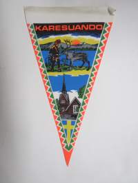 Lappi - Enontekiö - Karesuando (Karesuvanto) -matkailuviiri / souvenier pennant