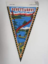 Lappi - Inari - Sevettijärvi -matkailuviiri / souvenier pennant
