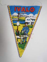 Lappi - Ivalo -matkailuviiri / souvenier pennant