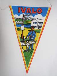 Lappi - Ivalo -matkailuviiri / souvenier pennant