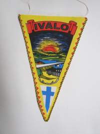 Lappi - Ivalo -matkailuviiri / souvenier pennant