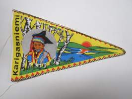 Lappi - Karigasniemi -matkailuviiri / souvenier pennant