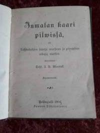 Jumalan kaari pilvistä.Lohdutuksen sanoja murheen ja pimeyden aikoja varten / Tohtori J.R.Marduff. Suomennettu. P. 1904.