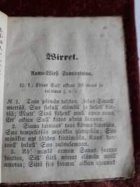 R.J. Rittmeijeri :Aamu ja ehto rukouskirja  Joka päivän päälle viikosta. Ruotsista suomeksi kirjoitettu. P. 1874. Koko9.5 x 12 cm