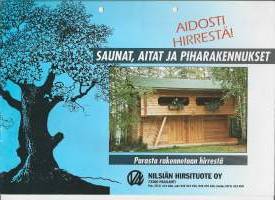 Nilsiän Hirsituote Oy Nilsiä  esite 1990 l