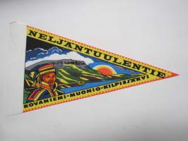 Lappi - Neljäntuulentie - Rovaniemi - Muonio - Kilpisjärvi -matkailuviiri / souvenier pennant