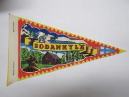 Lappi - Sodankylä -matkailuviiri / souvenier pennant