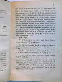 Genesis kirjan heprealais-suomalainen sanasto 1891 (Vanha testamentti)