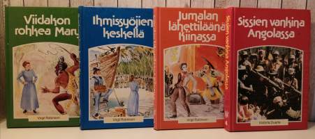 Viidakon rohkea Mary,Ihmissyöjien keskellä,Jumalan lähettiläänä Kiinassa,Sissien vankina Angolassa-Kruunusarja 1-4