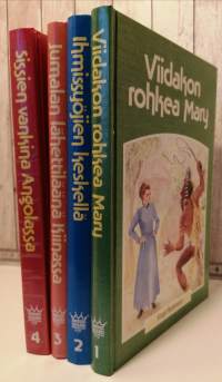 Viidakon rohkea Mary,Ihmissyöjien keskellä,Jumalan lähettiläänä Kiinassa,Sissien vankina Angolassa-Kruunusarja 1-4