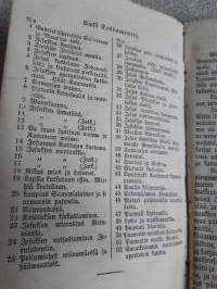 Biblia -historia sisältävä sata neljä jutelmaa Pyhästä Raamatusta./ Gristian G. Barth, uutuudenopin tohtori. Suomentanut Josef Grönberg. P.1881.