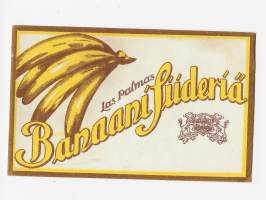 Las Palmas Banaani Siideriä -   juomaetiketti