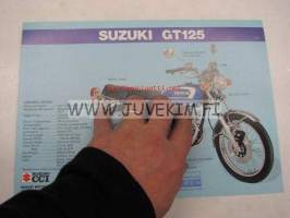 Suzuki GT125 / GT185 moottoripyörä -myyntiesite