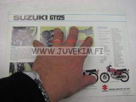 Suzuki GT125 moottoripyörä -myyntiesite