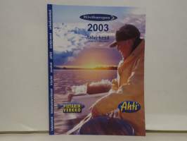 Kivikangas 2003 - kalastustarvikekuvasto