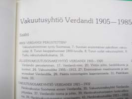 Muuttuminen ja jatkuvuus - Verdandi 80 vuotta 1905-1985 -historiikki