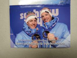 Hiihto (Sami Jauhojärvi &amp; Iivo Niskanen), kullattu keräilyharkko - Moneta