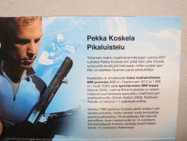 Pikaluistelu - Pekka Koskela, kullattu keräilyharkko - Moneta