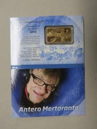 Urheilu - Antero Mertaranta, kullattu keräilyharkko - Moneta