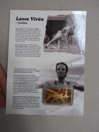 Urheilu - Lasse Viren, kullattu keräilyharkko - Moneta