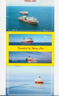 Viking - laivapostikortti  postikortti laivakortti kulkematon 3 eril