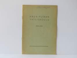 Haukiputaan yhteiskoulu 1956-1957