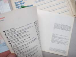 Grundig  C 6000 Automatic Streoradio Operating instructions / Bedienungsanleitung... - circuit scheme etc.