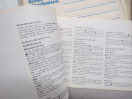 Grundig  C 6000 Automatic Streoradio Operating instructions / Bedienungsanleitung... - circuit scheme etc.