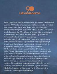 Meidän Tiemme- Levorannan Autoliikkeen historia. 90-vuotta