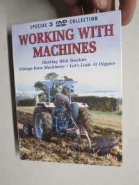 Working with machines - Tractors - Vintage Farm Machinery - Le´s look at Diggers - Special 3 DVD Collection 3 kpl DVD traktorit ja Wanhat koneet työssä