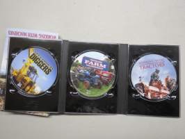Working with machines - Tractors - Vintage Farm Machinery - Le´s look at Diggers - Special 3 DVD Collection 3 kpl DVD traktorit ja Wanhat koneet työssä