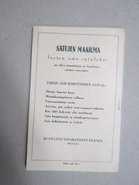 Satu kuuprinssistä ja aurinko prinsessasta - Satujen maailma 1949 nro 2