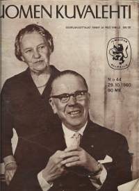 Suomen Kuvalehti  1960 nr 44 / Suurlahjoittajat Fanny ja Yrjö Similä, Nixon ja Kennedy, onko saamelaiset syrjitty rotu, Maaningan miesten hirvisunnuntai