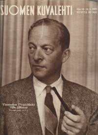 Suomen Kuvalehti  1957 nr 34 / Ville Zilliacus, Televisio, Islannissa, keittiön koneet, Kastrupin katasrofi