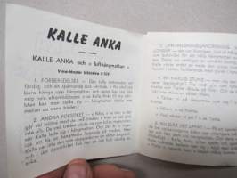 View-Master Kalle Anka Bildskivor nr B 5251-2-3 häft