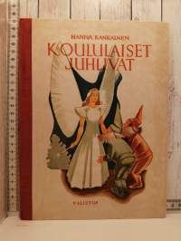 Koululaiset juhlivat