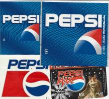Pepsi 4 eril -  juomaetiketti